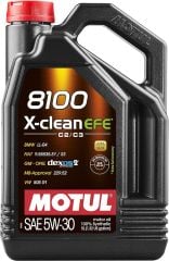 MOTUL 305-109471 | 8100 X-Clean EFE 5W30 Dexos2 Partiküllü Motor Yağı 5LT 2024 Üretim
