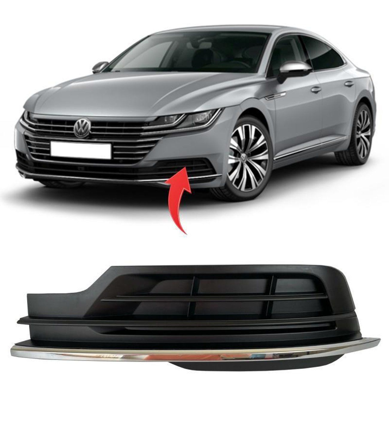Volkswagen Arteon Sol Sis Kapağı Nikelajlı 2017 Sonrası GKL Marka 3G8853665
