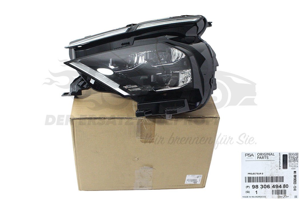 Citroen C4 (C41)  Sol Far Komple Psa Orjinal 9830649480