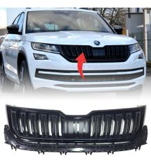 Skoda KodiaQ Ön Panjur Parlak Siyah 2017-2023 GKL Marka 565853653A