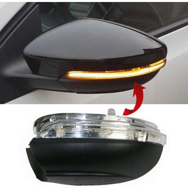 Volkswagen Passat Sol Ayna Sinyali 2009-2015 Wisco Marka 3C8949101D