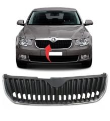 Skoda Süperb Ön Panjur Krom Çerçeve 2013-2015 GKL Marka 3T0853668C