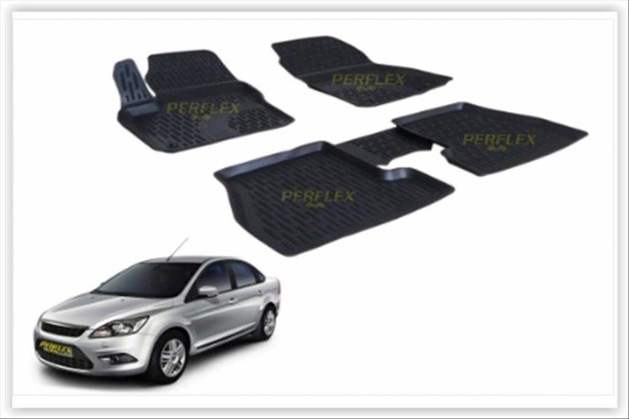 Ford Focus 2005 - 2011 Kauçuk 3D Paspas Takımı Perflex Marka PXM-FD07