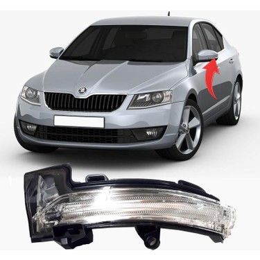 Skoda Octavia Sol Ayna Sinyali 2013-2019 Taiwan Marka 5E0949101