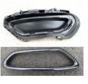 Volkswagen Passat Sağ Arka Tampon Spoyler Alt Kromu Set 2015 GKL Marka 3G0807056