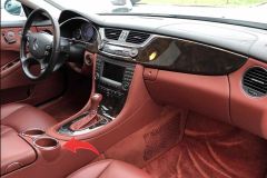 Mercedes CLS Orto Konsol Bardaklık Kırmızı Krom GKL Marka 21968004143