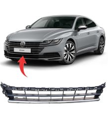 Volkswagen Arteon Ön Tampon Orta Izgara Kromu İle Birlikte 2017- GKL Marka 3G8853677