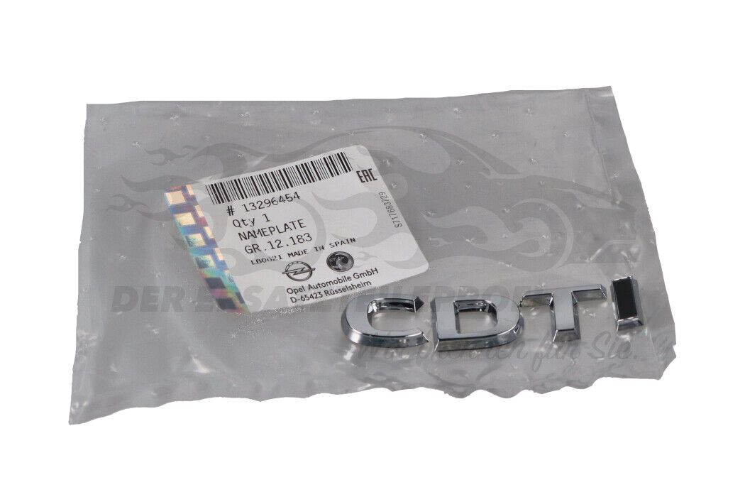 Opel İnsignia CDTI Yazısı Gm Orjinal 13296454
