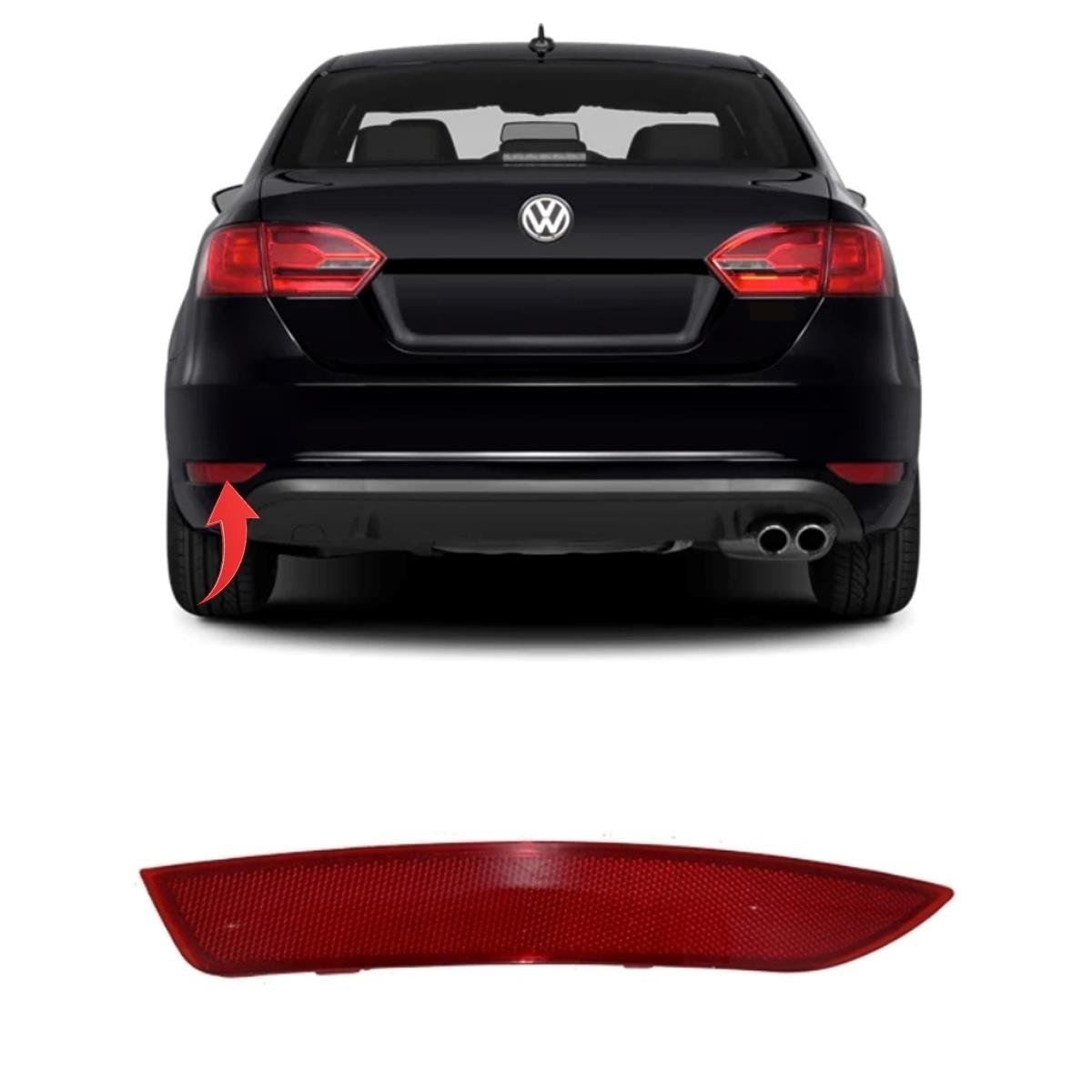 Volkswagen Jetta Sol Tampon Reflektörü 2011-2014 İthal Marka 5C6945105A
