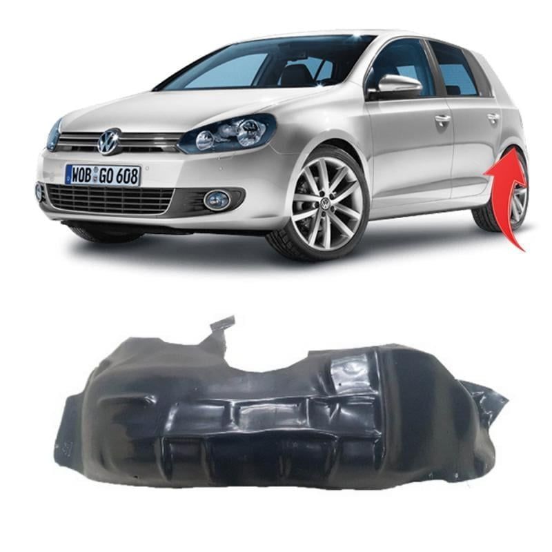 Volkswagen Golf 6 Sol Arka Çamurluk Davlumbazı 2009-2013 Wisco Marka 5K0810971C
