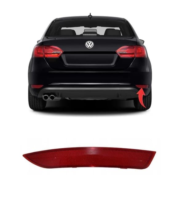 Volkswagen Jetta Tampon Reflektörü Sağ 2011-2014 GKL Marka 5C6945106A