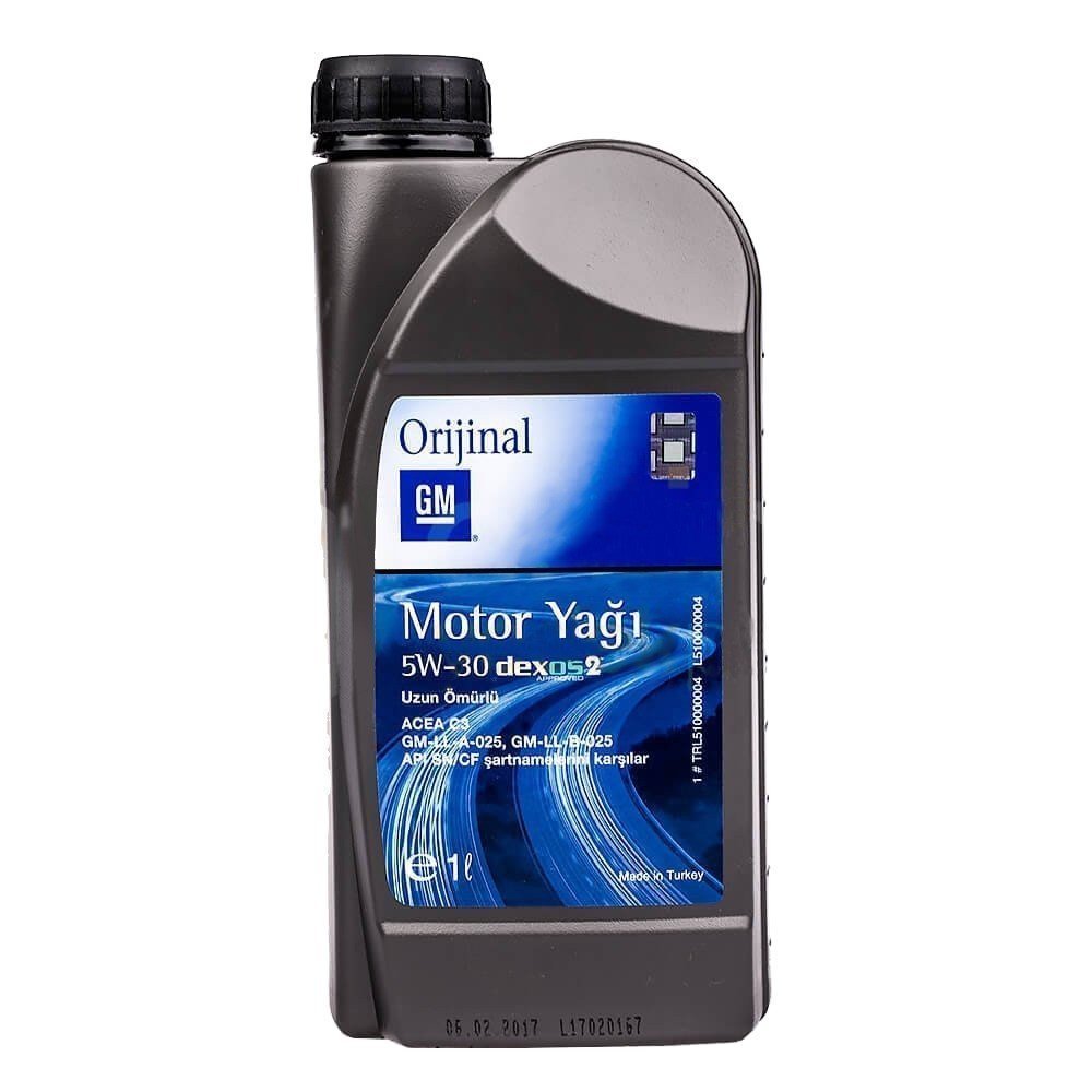 Gm Dexos 2 5W30 1 Litre Tam Sentetik Motor Yağı