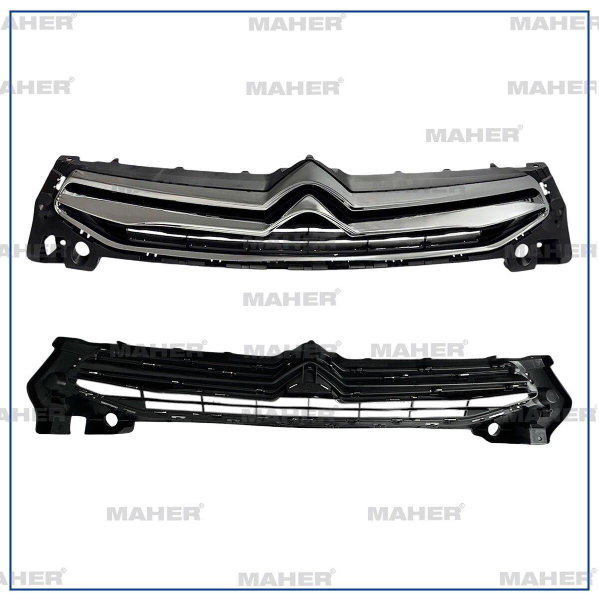 Citroen C-Elysee Ön Panjur Komple 2012 / 2016 Model İthal Ürün 9676957880
