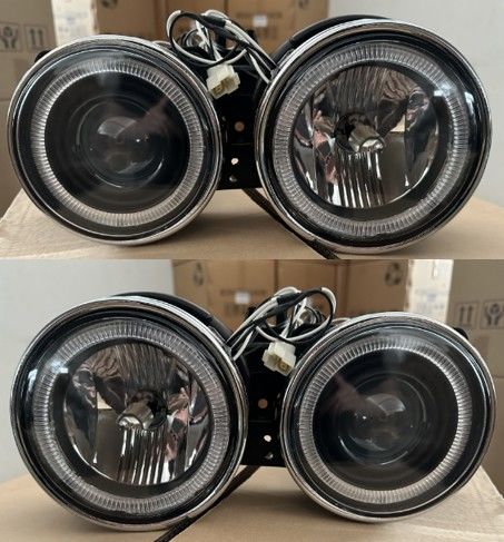 Bmw E30 Kasa Komple Far Set Krıstal Sıyah 1988-1991 GKL Marka 63121386753