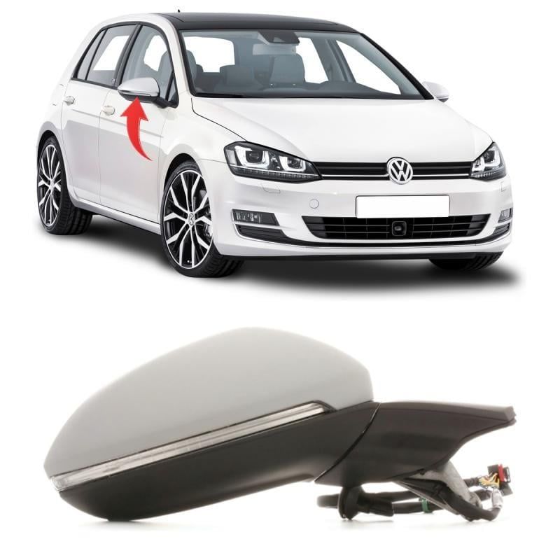 Volkswagen Golf 7 Sağ Ayna Komple Sağ 13 Pin Katlanır Hafıza GKL Marka 5G1857508Cl