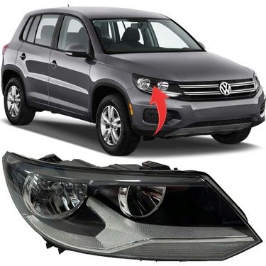 Volkswagen Tiguan Sağ Ön Far Komple 2012-2015 GKL Marka 5N1941006B