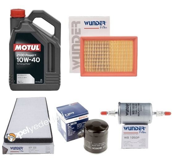 Opel Corsa B 1.4 / 1.6 Periyodik Bakım Seti Motul 10W40 Motor Yağlı 4 Litre