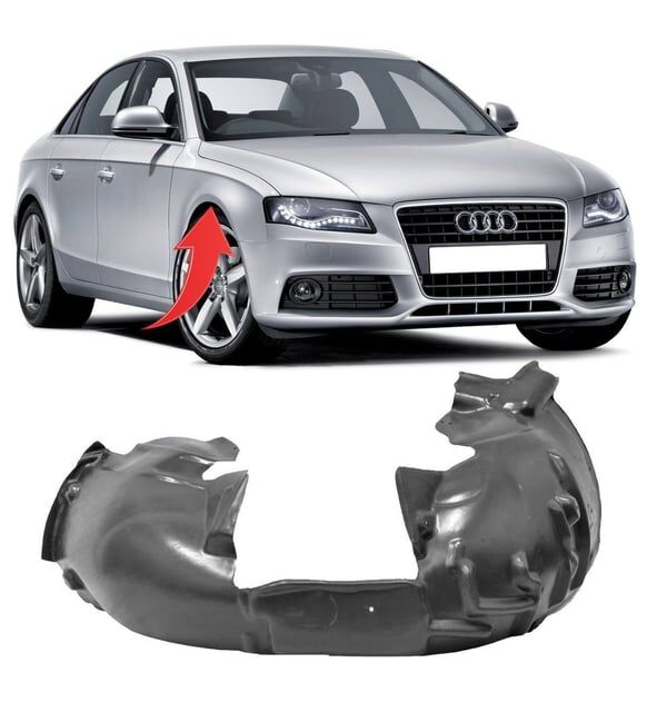 Audi A4 Ön Sağ Çamurluk Davlumbazı Ses Yalıtımlı 2012 / 2014 Model İthal Ürün 8K0821172N