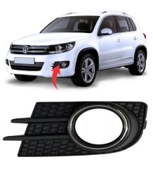 Volkswagen Tiguan ÖnTampon Izgarası Sol Sisli Nikelajlı 2012-2015 GKL Marka 5N0853665H