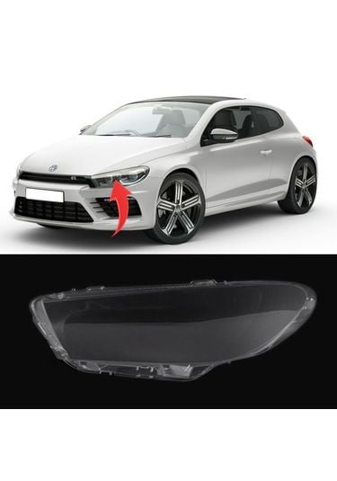 Volkswagen Scırocco Far Camı Sol Taraf İthal 2014 > Model Sonrası 1K8941753KCAM