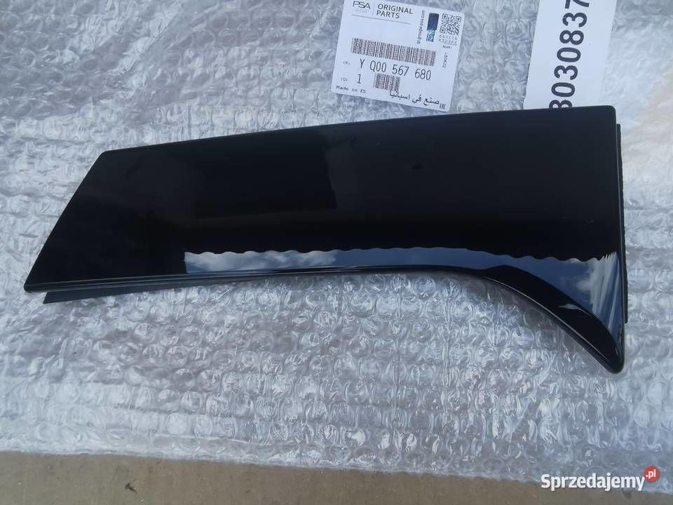 Opel Crossland X Sağ Arka Siyah Spoyler Kamplama Gm Orjinal YQ00567080