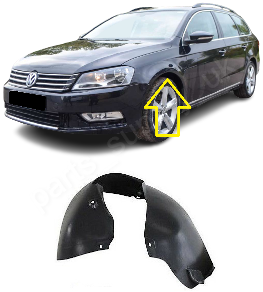 Volkswagen Passat Çamurluk Davlumbazı Ön Sol Taraf WİSCO Marka 2011 > Model Sonrası 3AA805977