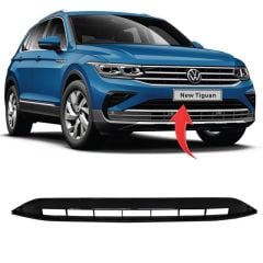 Volkswagen Tiguan Ön Tampon Alt Orta Izgara Parlak Siyah 2022-GKL Marka  5NA853677N