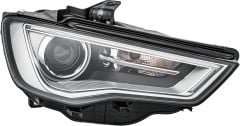 Audi A3 Sağ Ön Far Komple ( Çift Beyin Üzerinde ) 2013 Sonrası İthal Marka 8V0941006C