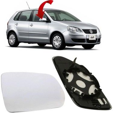 Volkswagen Polo Sağ Ayna Camı 2005-2009 Wisco Marka 6Q0857522J