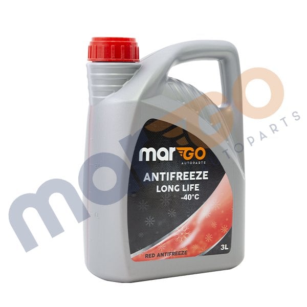 Kırmızı Antifriz 3 Litre -40C Margo Marka