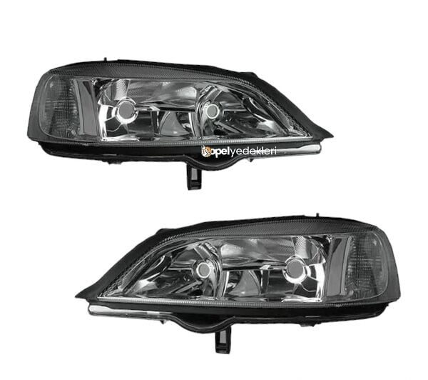 Opel Astra G Füme Sağ Sol Far Takımı Tyc Marka 1216288 - 1216289