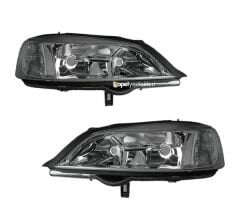 Opel Astra G Füme Sağ Sol Far Takımı Tyc Marka 1216288 - 1216289