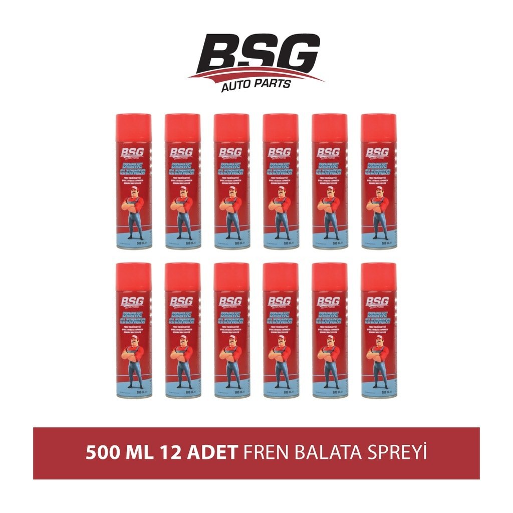 BSG Fren Balata Spreyi 12 Adet  Avantajlı Paket