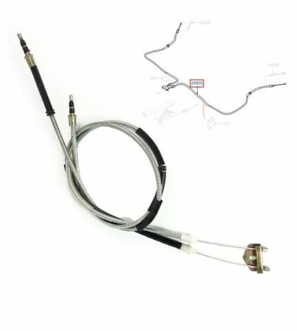 Ford Fusion 2003-2007 Orta El Fren Teli 2 Parça Cavo Marka 4602613