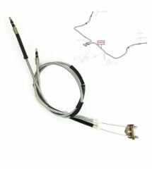 Ford Fusion 2003-2007 Orta El Fren Teli 2 Parça Cavo Marka 4602613