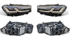 Bmw G30 Sağ- Sol Komple Far Hıd Lazer Xenon Beyinler Üzerinde 2020- GKL Marka 63119479267