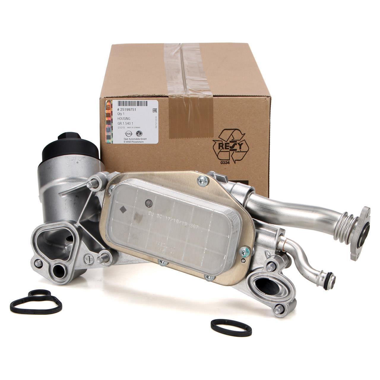 Opel İnsignia 1.6 A16XER Yağ Soğutucu Komple Gm 5650364 - 93186324