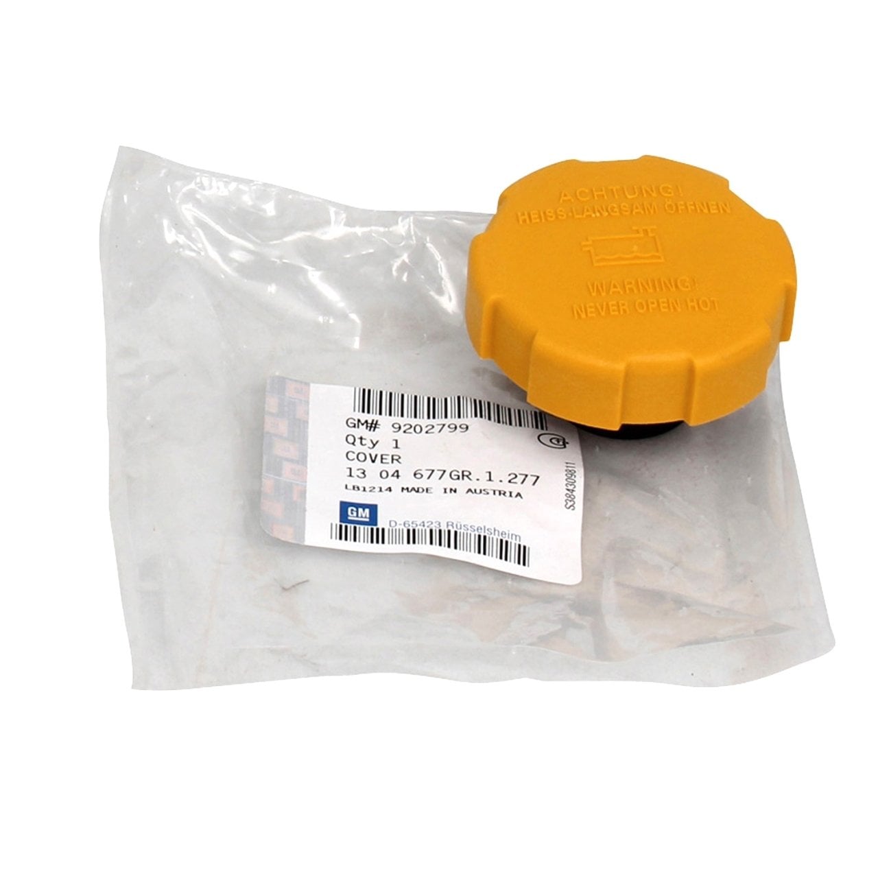 Opel Vectra C Yedek Su Depo Kapağı Gm Orjinal 1304677