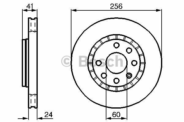 Opel Vectra A 2.0 Ön Disk Takımı Bosch Marka 569042