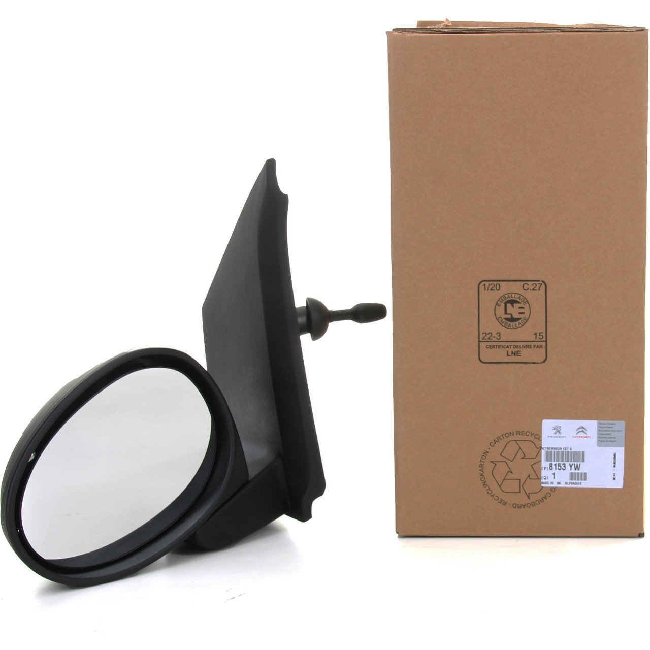 Peugeot 107 ( 2007 - 2014 ) Sol Dikiz Aynası Manuel Orjinal Psa Marka 8153yw