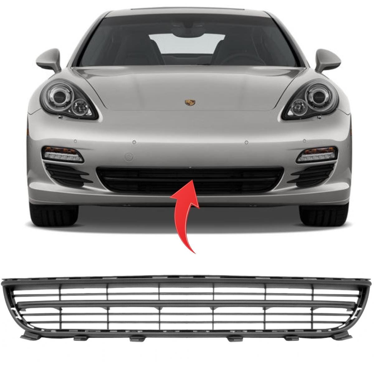 Porsche Panamera Ön Tampon Orta Izgara 2010-2013 GKL Marka 970505541001