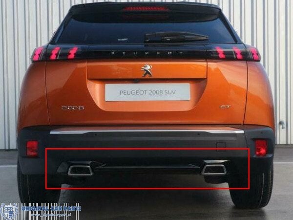 Peugeot Yeni 2008 Arka Tampon Difüzörü Tek Orjinal Psa Marka 98259670XY