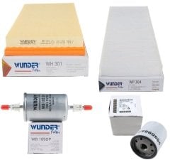 Opel Vectra B 1.6/ 2.0 Benzinli Periyodik Bakım Filtre Seti Wunder Marka