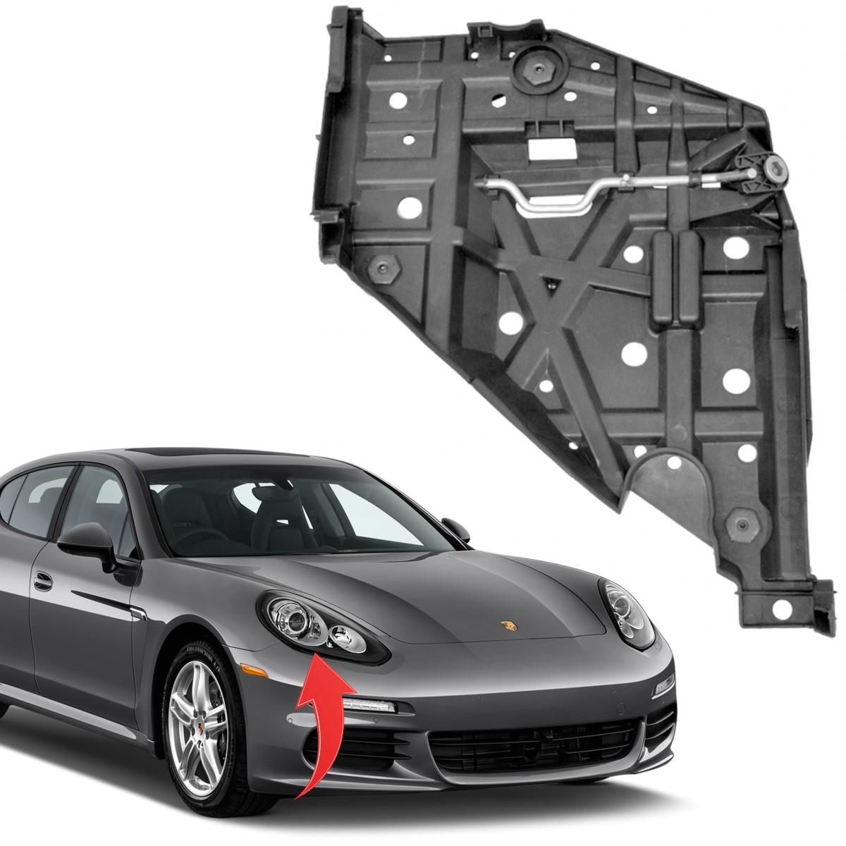 Porsche Panamera Sağ Far Alt Tablası 2014-2016 GKL Marka 97063107402