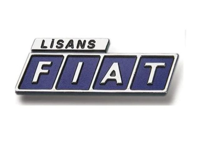 Fiat Lisans Yazısı Mavi Renkli Serkar Marka 85009856