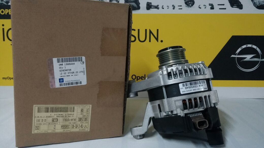 Opel Astra H 1.6 Alternatör Gm Orjinal 13585664