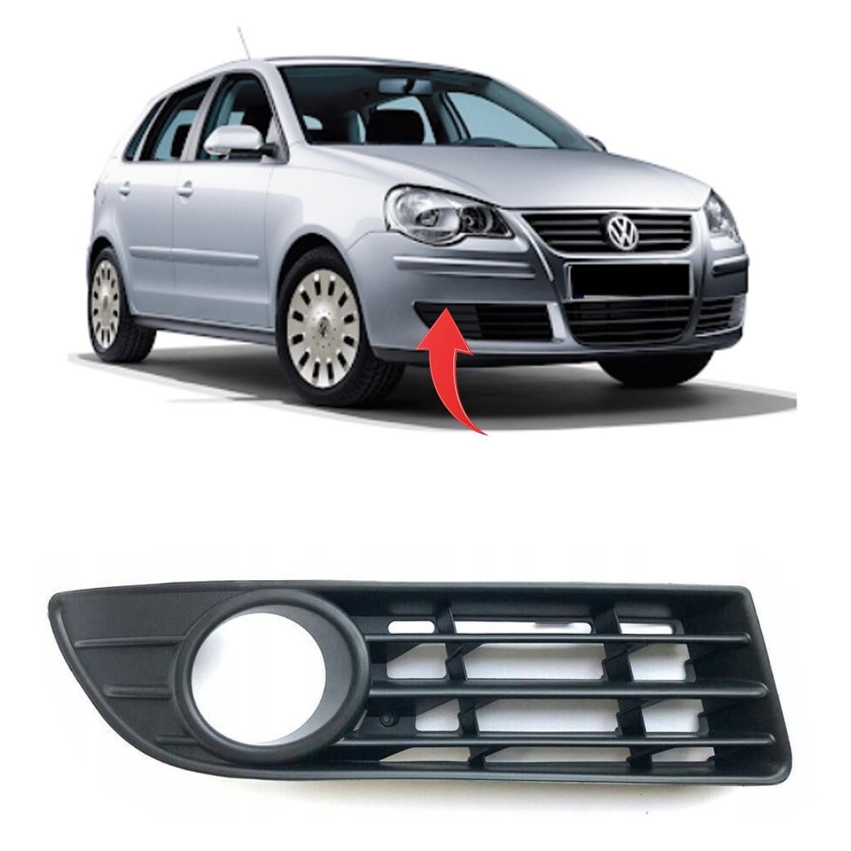 Volkswagen Polo Sağ Sis Kapağı Sisli 2005-2010 Wisco Marka 6Q0853666G