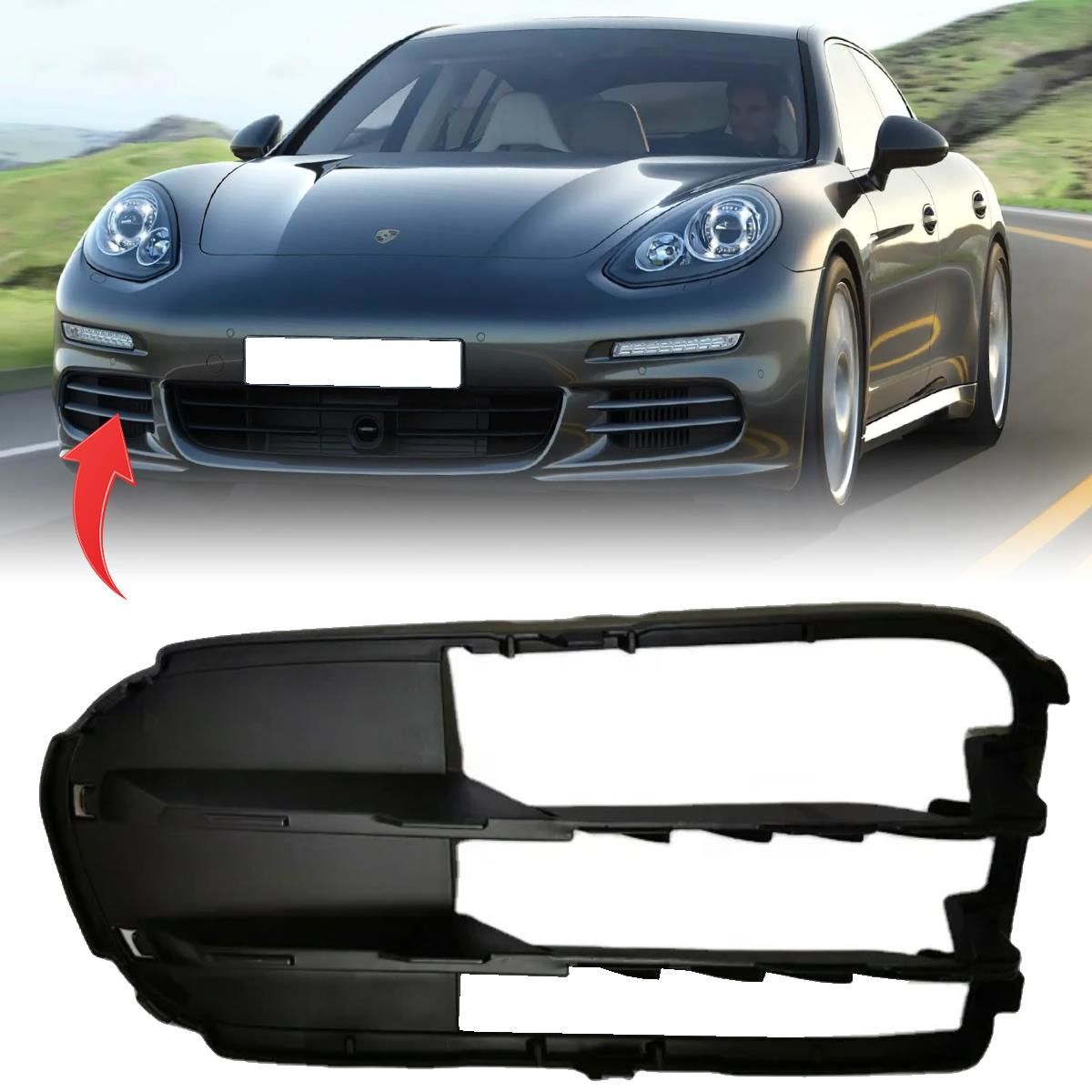 Porsche Panamera Ön Tampon Izgarası Sağ 2014-2016 GKL Marka 97050555600