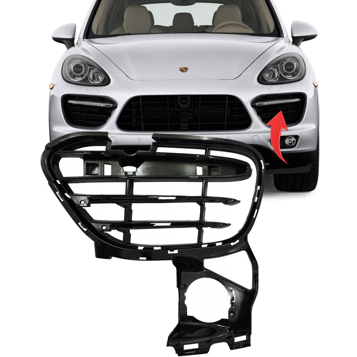 Porsche Cayenne Ön Tampon İç Izgarası Sol 2011-2015 GKL Marka 95850568110