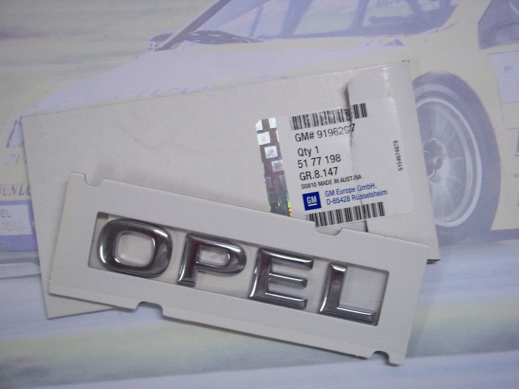 Opel Combo C Bagaj Kapağı Opel Yazısı Gm Orjinal 5177198